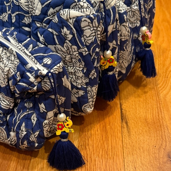 NWT set of 3 Saffron Marigold Quilted Cosmetic Bags - Picture 6 of 11